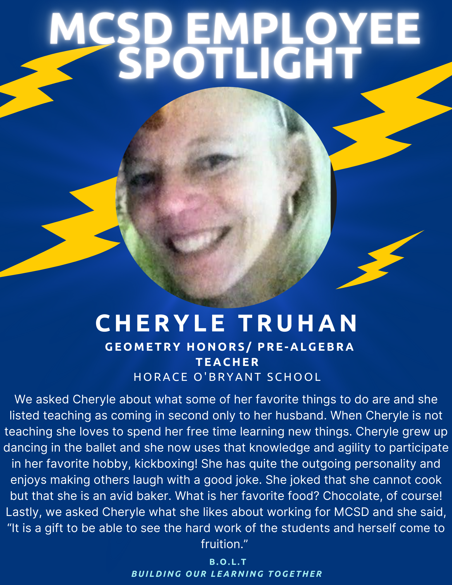 Employee Spotlight: Cheryle Truhan